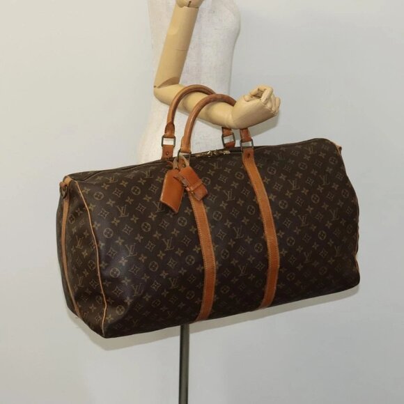 LOUIS VUITTON Monogram Keepall Bandouliere 60 Boston Bag M41412 LV Auth yk17545 - Picture 3 of 16